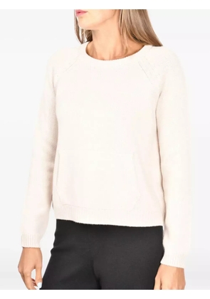 Gran Sasso pocket sweater - White