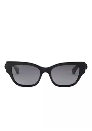 Kurt Geiger London eagle-charm cat-eye sunglasses - Black