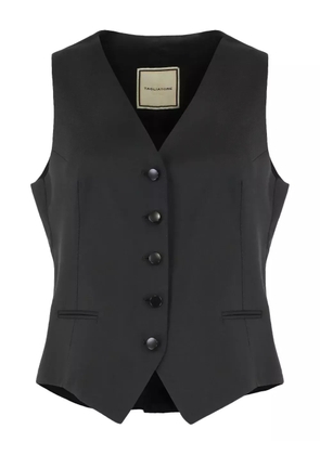 Tagliatore V-neck waistcoat - Black