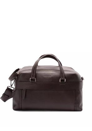 Orciani leather holdall - Brown
