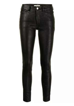 Zadig&Voltaire skinn lambskin trousers - Black