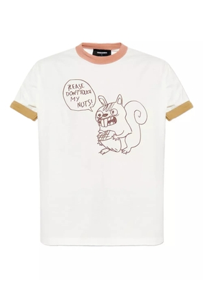 DSQUARED2 graphic-print short-sleeve T-shirt - White