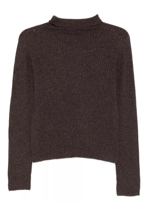 Gran Sasso roll-neck sweater - Brown