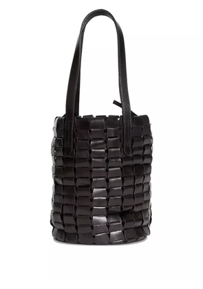 DRAGON DIFFUSION link leather bucket bag - Black