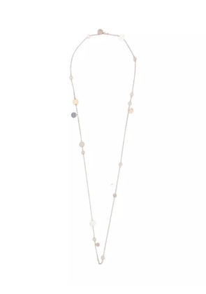 Hermès Pre-Owned Ex Libris Long Necklace - Silver