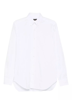 Barba button-down long-sleeve shirt - White