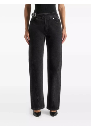 Manière De Voir Loane twist-seam jeans - Black
