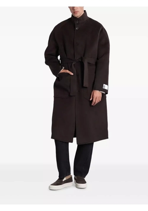 Études Studio belted single-breasted coat - Brown