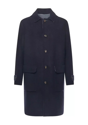 Eleventy wool coat - Blue