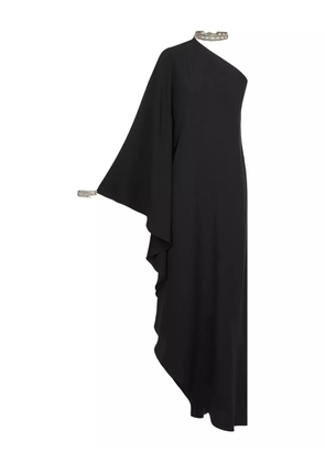Taller Marmo Bolkan Crystal one-shoulder midi dress - Black