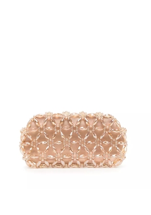 0711 Tebea bead-embellished clutch bag - Gold