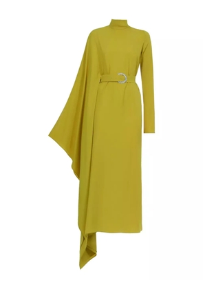 Taller Marmo Tanning belted kaftan midi dress - Yellow