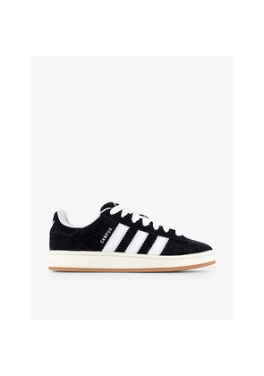 Womens Adidas Campus Brand-Stripe Suede Low-Top Trainers