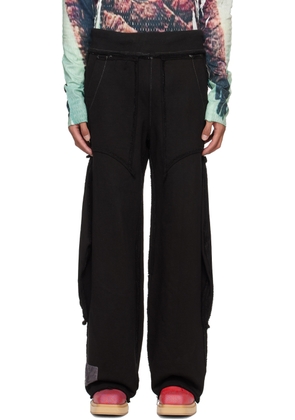 YAKU SSENSE Exclusive Black Ralien Sweatpants