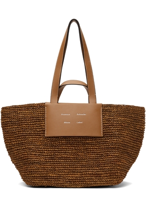 Proenza Schouler Tan Proenza Schouler White Label Large Morris Tote