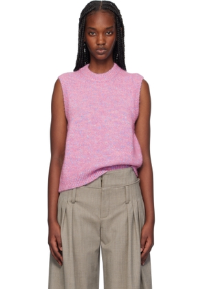 GANNI Pink Knit Vest