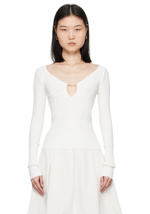 JACQUEMUS Off-White Les Classiques 'Le haut Pralù' Sweater