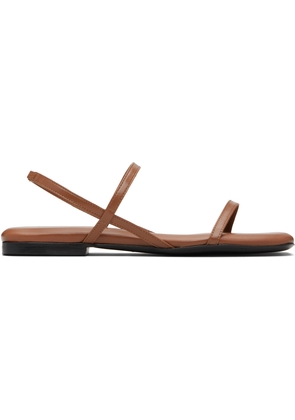 ANINE BING Brown Hilda Flat Sandals