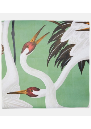 Gucci Heron printed wallpaper