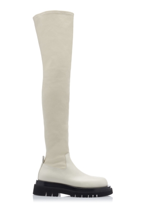 Bottega Veneta The Tire Over the Knee Leather Boots - Moda Operandi