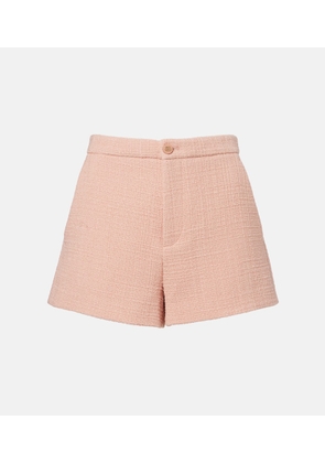 Gucci High-rise wool-blend tweed shorts