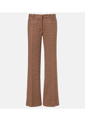 Missoni Zigzag low-rise bootcut pants