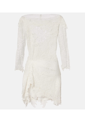 Isabel Marant Rubiana lace cotton-blend minidress