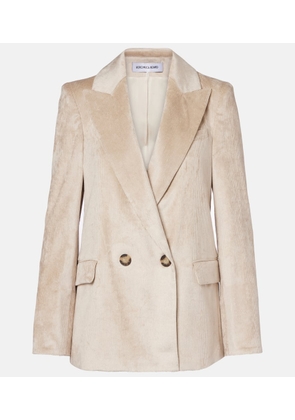 Veronica Beard Sevyn double-breasted cotton-blend corduroy blazer