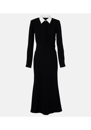 Roland Mouret Satin crepe midi dress