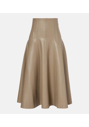 Norma Kamali Flared midi skirt