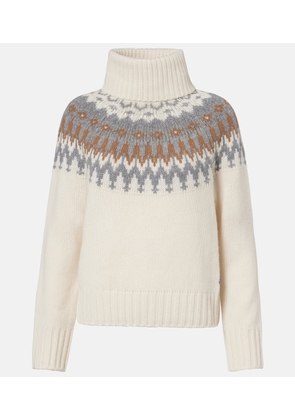 Bogner Ingrid jacquard cashmere turtleneck sweater