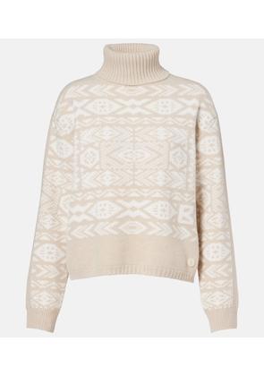 Bogner Nadin wool and cotton-blend turtleneck sweater
