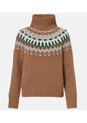 Bogner Ingrid jacquard cashmere turtleneck sweater