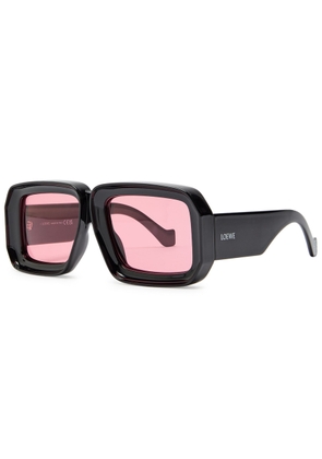 Loewe X Paula's Ibiza Dive Oversized Sunglasses - Black - One Size
