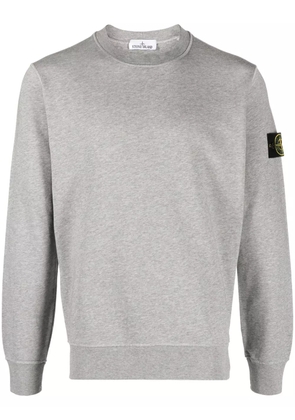 Stone Island Compass-badge cotton sweatshirt - Grey