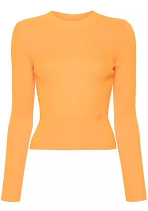 Patou ribbed-knit jumper - Orange
