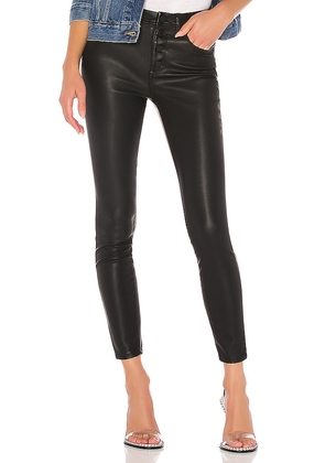BLANKNYC Faux Leather Daddy Soda Pant in Black. Size 24. Also in 25, 28, 29, 30.