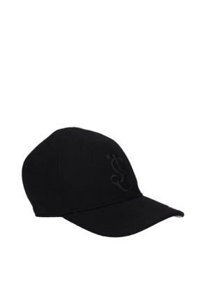 Jil Sander Black Cashmere Caps (Baseball Hat) - S