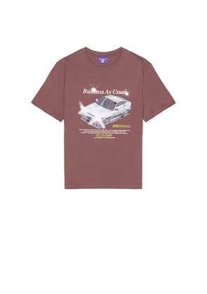 Coney Island Picnic Business As Usual Tee in Mauve. Size M. Also in S.