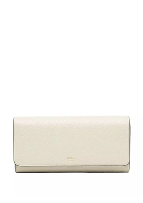 Mulberry Continental classic grain wallet - White