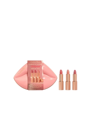 Charlotte Tilbury Hollywood Iconic Mini Lip Trio in Beauty: NA.