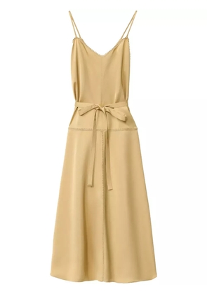 Fabiana Filippi satin slip dress - Yellow