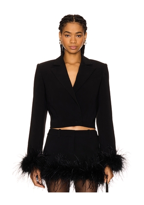 Lovers and Friends Sophie Cropped Blazer in Black. Size M. Also in L, S.