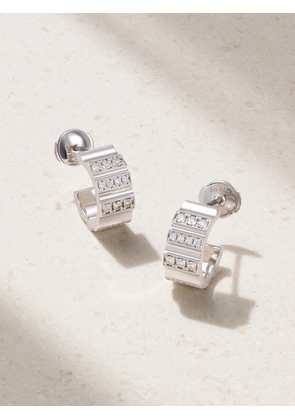 De Beers - Rvl 18-karat White Gold Diamond Hoop Earrings - One size