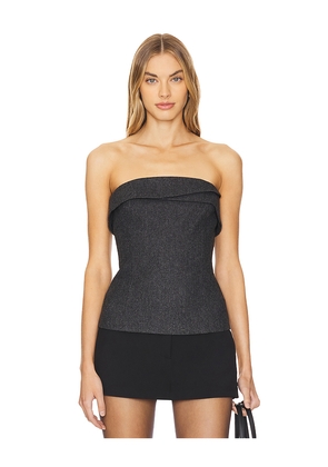 Rue Sophie Concorde Top in Charcoal. Size L. Also in M.