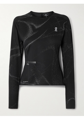 ON - Lumos Performance Printed Recycled-jersey Top - Black - xx small,x small,small,medium,large,x large