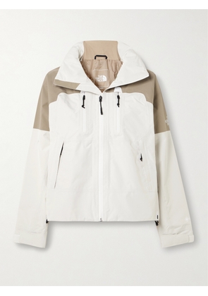 The North Face - Devils Thumb Hooded Two-tone Recycled-gore-tex Jacket - White - x small,small,medium,large,x large