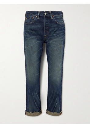 RRL - Cropped Mid-rise Straight-leg Jeans - Blue - 25,26,27,28,29,30,31
