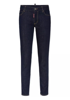 DSQUARED2 contrast-stitching skinny jeans - Blue