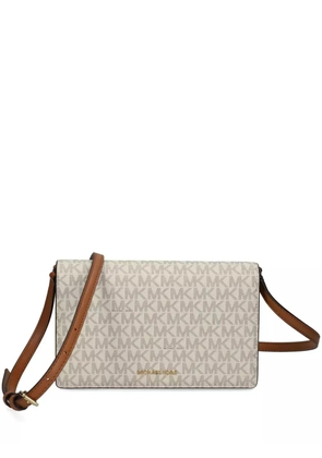 Michael Michael Kors monogram-logo crossbody bag - Neutrals
